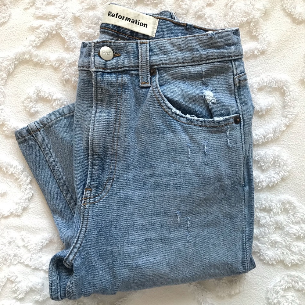 REFORMATION Hepburn Skinny Jean